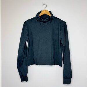 Gottex Black Turtleneck Top
